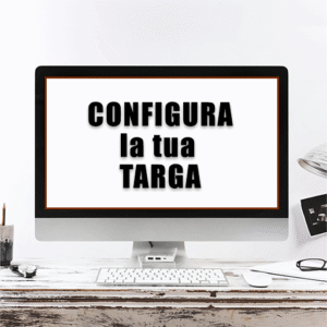 Configura la tua targa
